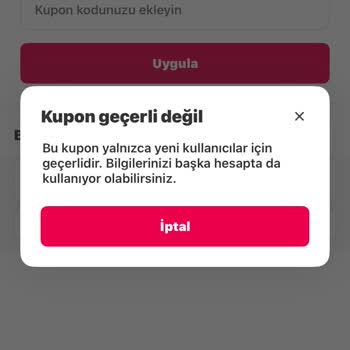 Kazandığım İndirim Kuponunu Kullanamadan Hakkım Yandı, Mağduriyetimin Giderilmesini İstiyorum
