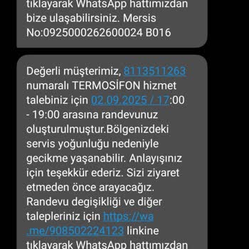 Servis Randevusu Verilip Gelinmemesi Ve Mağduriyet