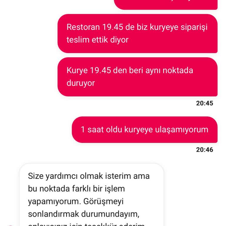 Siparişim Teslim Edilmedi, Canlı Destek De Çözüm Sunmadı
