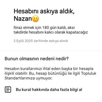 Instagram Hesabım Sebepsiz Yere Sürekli Askıya Alınıyor