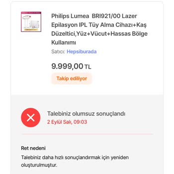 Yanlış Ürün Gönderimi Ve Değişim Talebinin Reddedilmesi Mağduriyeti