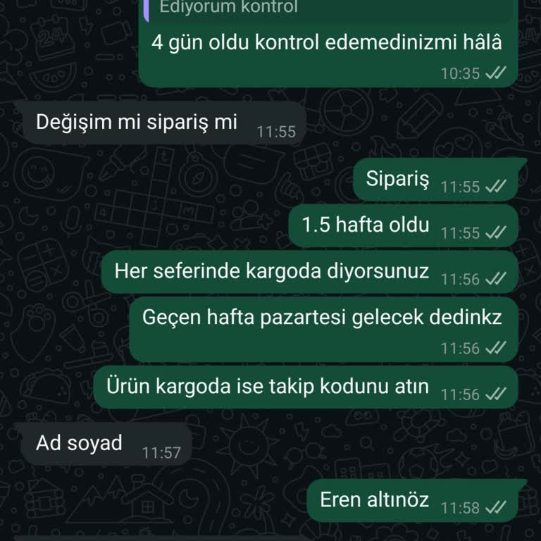 Siparişim Yok Sayıldı, Ücret İadem Yapılmıyor!