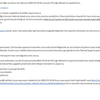 Servis Sonrası Devam Eden Isınma Sorunu Ve Mağduriyet