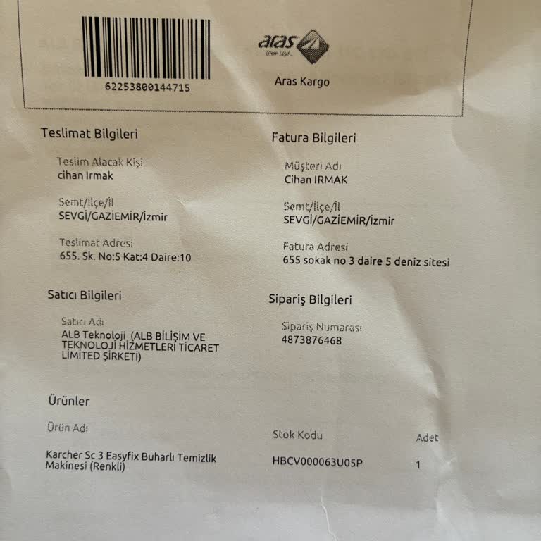 Kargom Teslim Edilmediği Halde Teslim Edildi Gösterildi