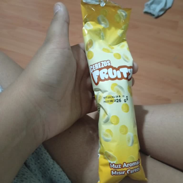 Çerezos Muz Aromalı Mısır Çerezi Lezzetsiz Ve Kuru