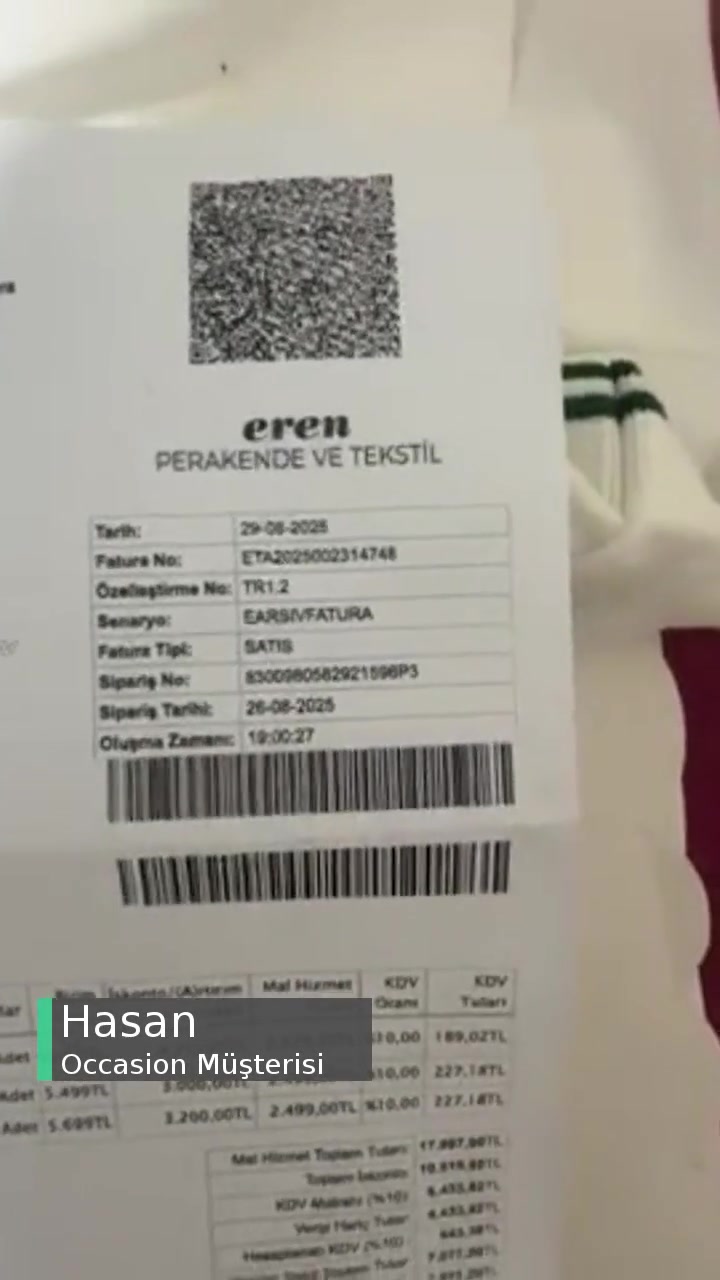 Occasion Eksik Ve Orijinal Gibi Durmayan Ürünler videonun kapak resmi