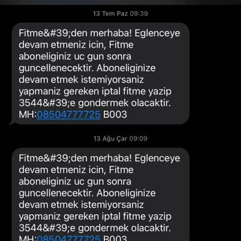 Onayım Olmadan Başlatılan Üyelik Ve Haksız Para Kesintileri