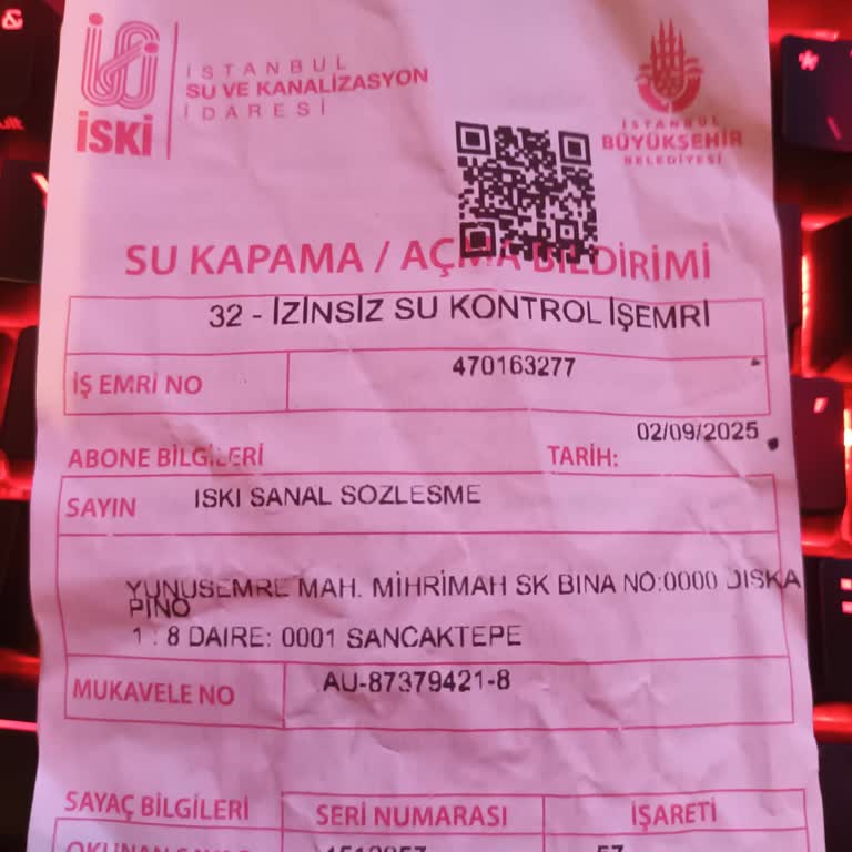 Su Sayacı Tekrar Mühürlendi Mağduriyetim Giderilmiyor