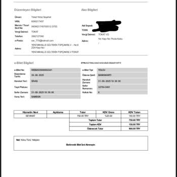 Tokat Yıldızı İle Kâbus Gibi Yolculuk: Alkol, Arıza, Eşya Kaybı Ve İlgisizlik