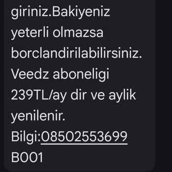 Onayım Dışında Veedz Aboneliği Ve Haksız Ücret Kesintisi