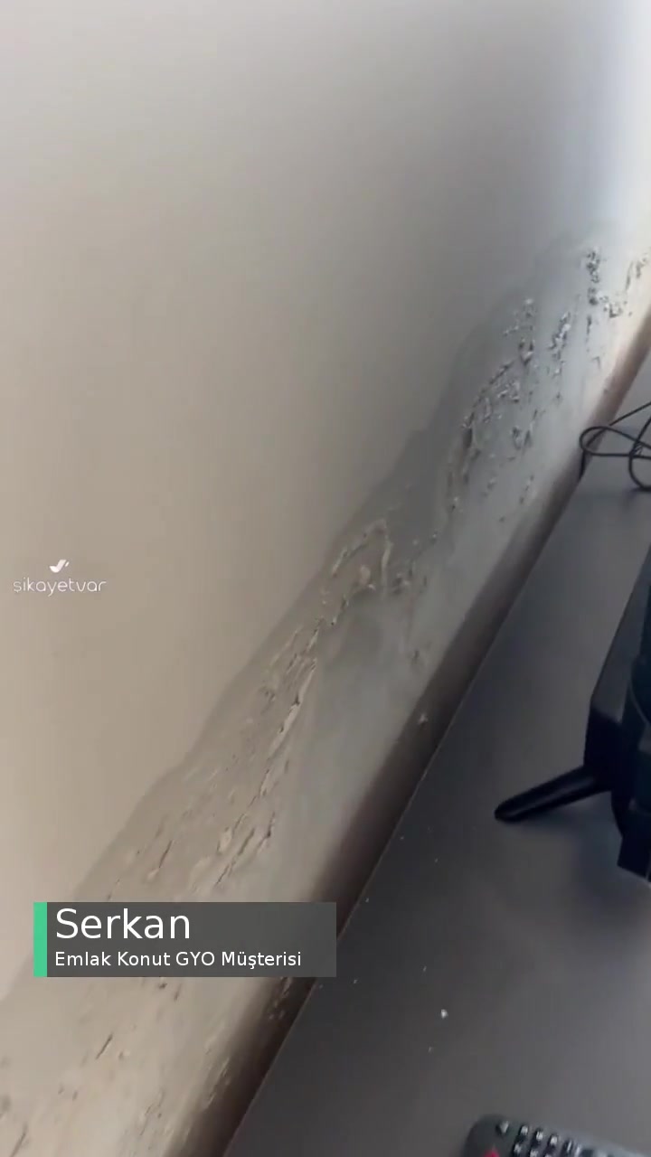 Emlak Konut GYO Bizim Mahalle 1 Etap Daire İçi Duvar Su Sızıntıları! videonun kapak resmi