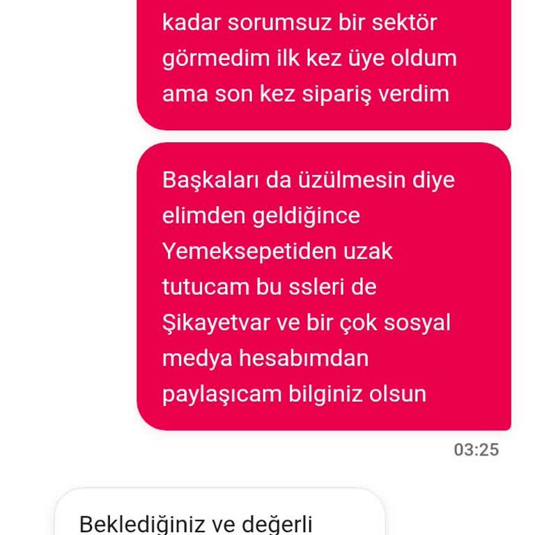 Saatlerce Geciken Sipariş Ve İlgisiz Müşteri Hizmetleri
