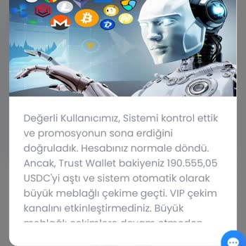 Uniswap Bağlantılı Trust Wallet Hesabım Bloke Oldu, 61.300 Usdc Paramı Çekemiyorum