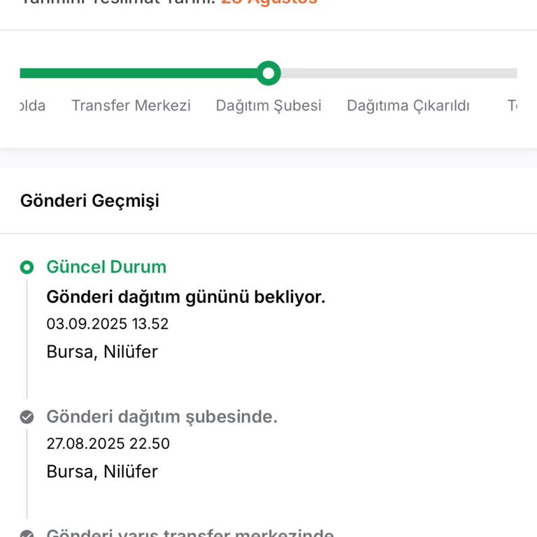PTT Kargo Teslimatında Sürekli Gecikme Ve Bilgilendirme Eksikliği