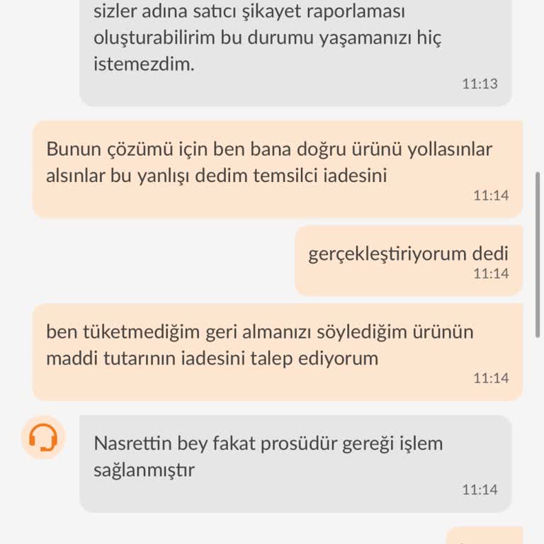 Yanlış Pizza Gönderildi, Ücretimin Tamamı İade Edilmedi