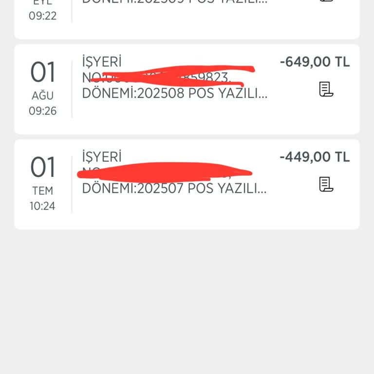 Bilgilendirme Yapılmadan Pos Cihazı Bakım Ücreti Kesilmesi Ve İade Talebi