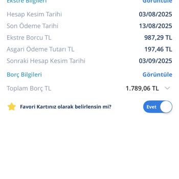 Düşük Limitli Kredi Kartıma Orantısız Kart Aidatı Yansıtıldı