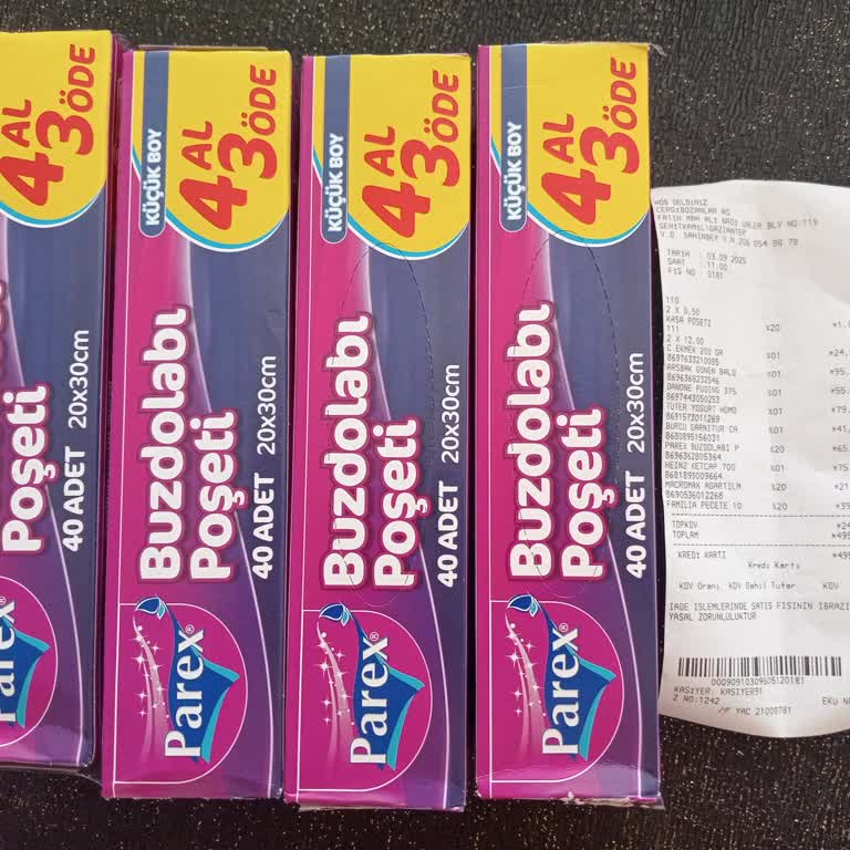 Aldığım Parex Buzdolabı Poşeti Paketlerinden Biri Tamamen Boş Çıktı