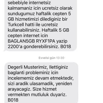 Arıza Kaydı Çözülmeden Kapatıldı, İnternetim 5 Gündür Yok