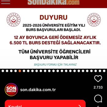 Burs Başvurusu Sonrası Kişisel Bilgi Güvenliği Endişesi