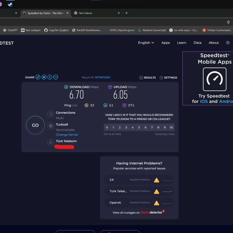 100 Mbps Paket, 6 Mbps Gerçek: Türk Telekom'da Hız Ve Çekim Hayal Kırıklığı