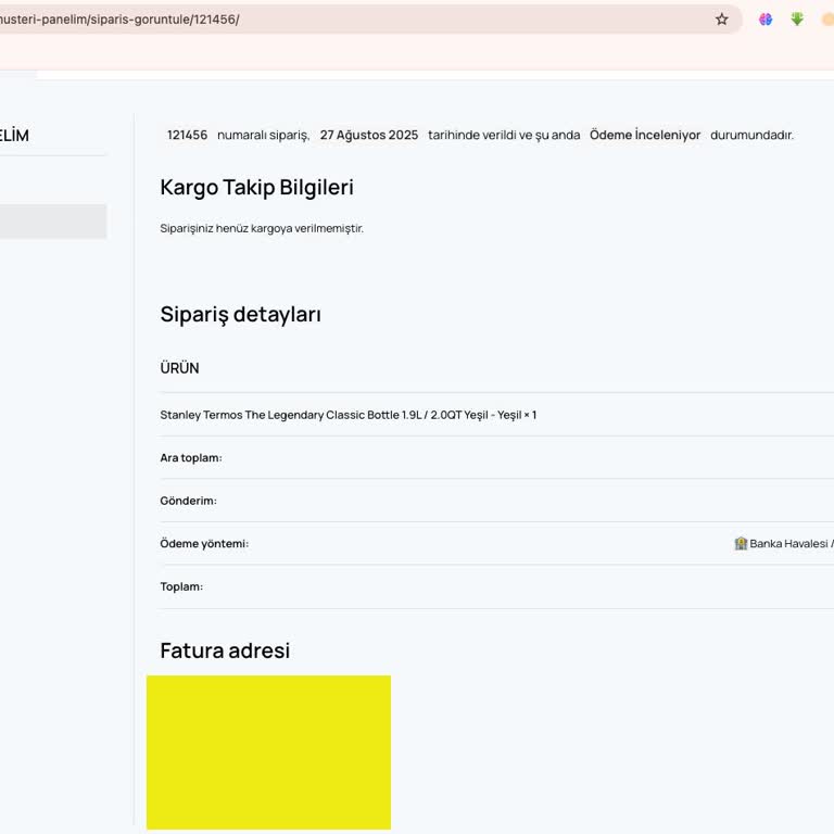 Sahte Alışveriş Sitesi Mağduriyeti: Ürün Gönderilmedi, İletişim Sağlanamıyor