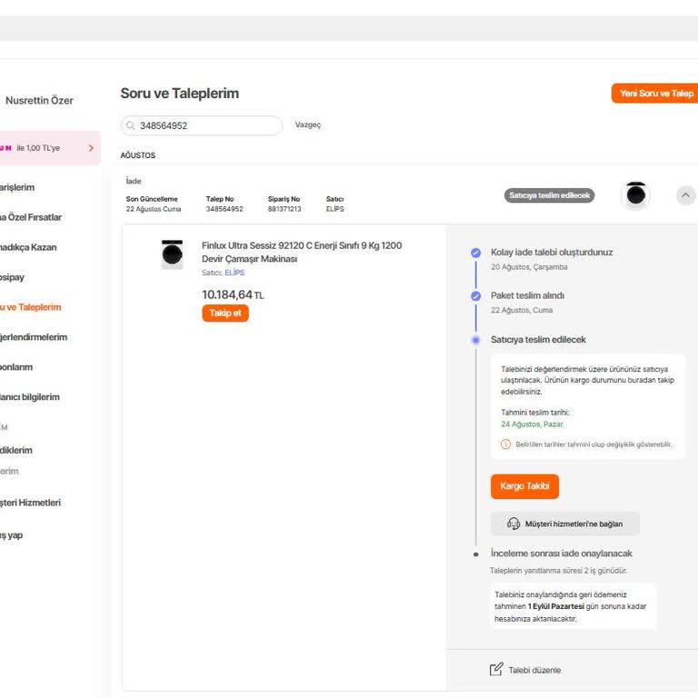 Değişim Talebim Haftalardır Sonuçlanmadı, Müşteri Hizmetlerinden Dönüş Alamıyorum