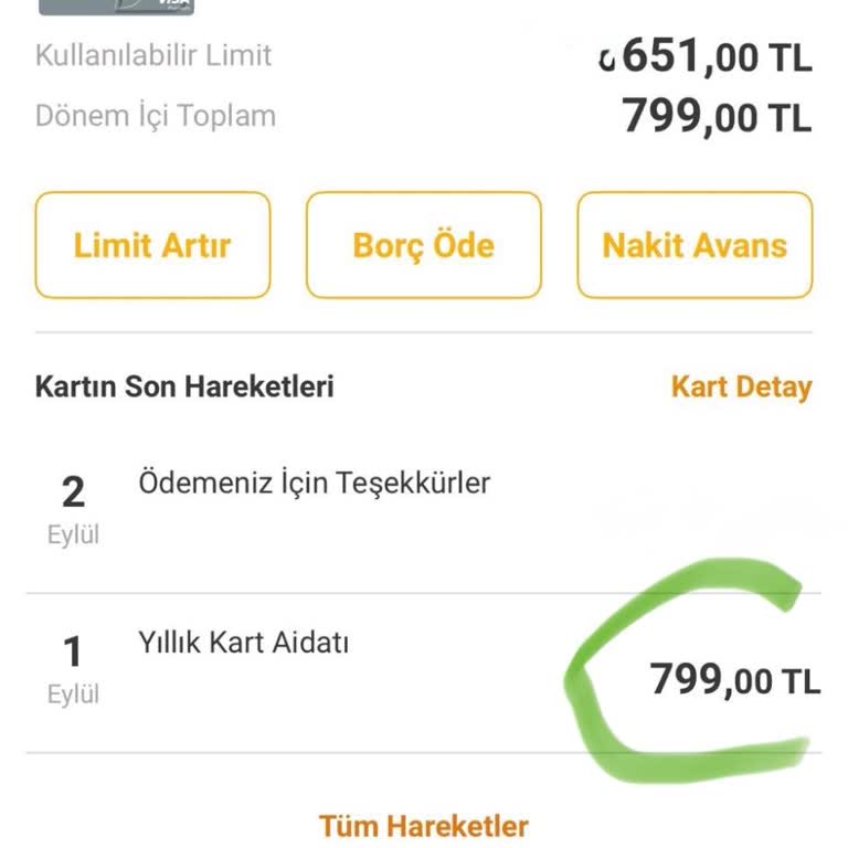 Onayım Olmadan Kesilen Kart Aidatı Ve İade Talebimin Reddedilmesi