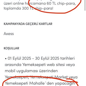 Kampanya Koşulları Değişti, Hak Ettiğim Chip Para Yüklenmedi