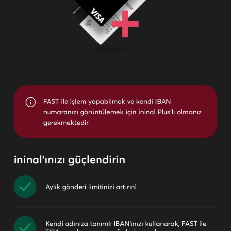 İninal Kart Yükseltme İşlemi Gerçekleşmiyor!