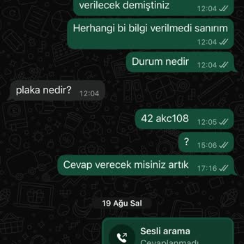 Aracımın Onarımı Ve Sigorta Sürecinde Yaşadığım Mağduriyetin Giderilmesini Talep Ediyorum