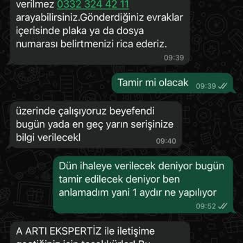 Aracımın Onarımı Ve Sigorta Sürecinde Yaşadığım Mağduriyetin Giderilmesini Talep Ediyorum