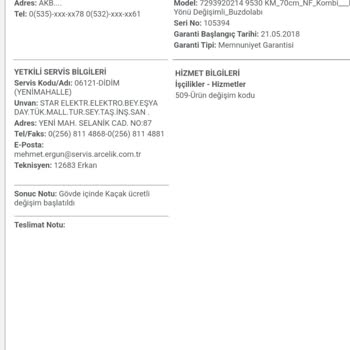 Beko’nun 10 Yıllık Parça Garantisi Mağduriyeti Ve Fahiş Değişim Ücreti