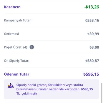 Getir Kampanya İndirimi Hesabıma Tanımlanmadı Müşteri Hizmetleri Çözüm Sunmuyor