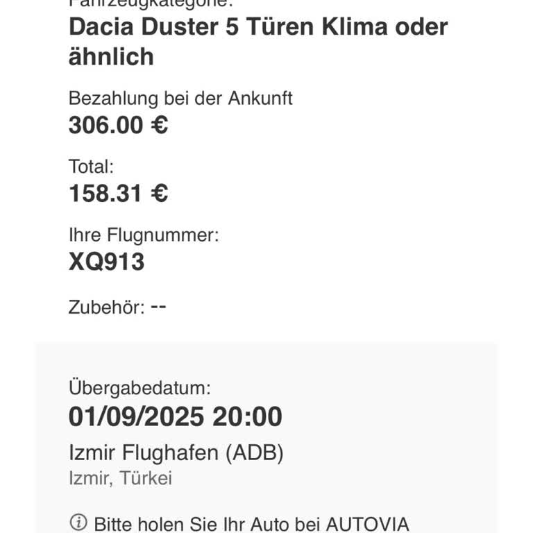 Rezervasyonumda Belirtilen Araç Verilmedi, Ücret İadesi Yapılmıyor