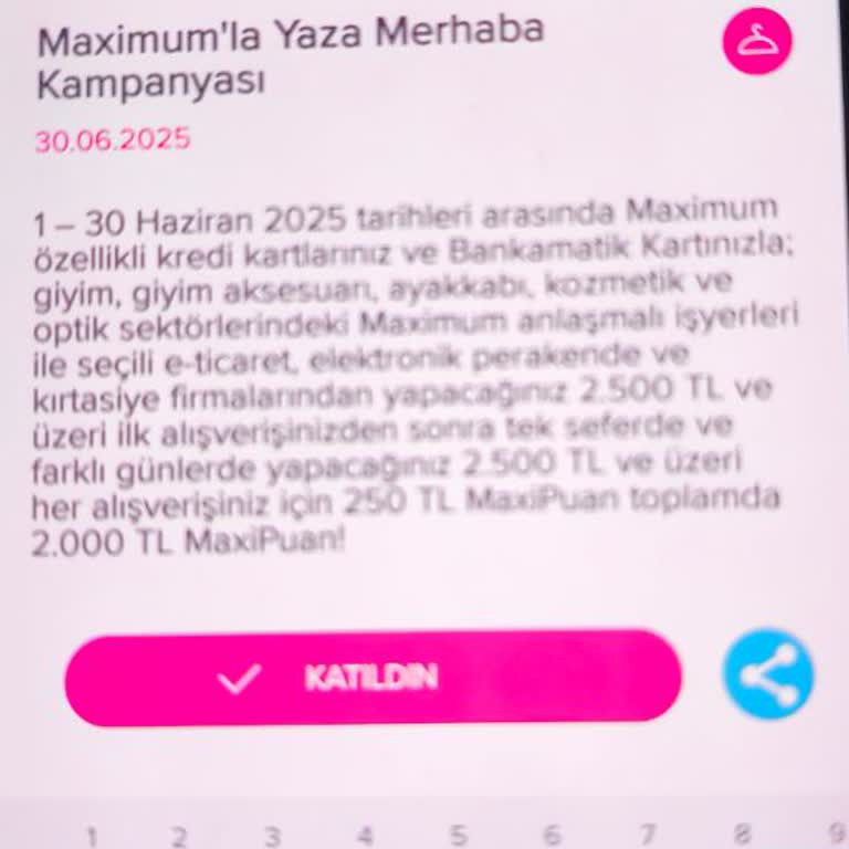 Kampanya Ödülüm Olan MaxiPuan Hesabıma Yüklenmedi, Mağduriyetim Giderilsin