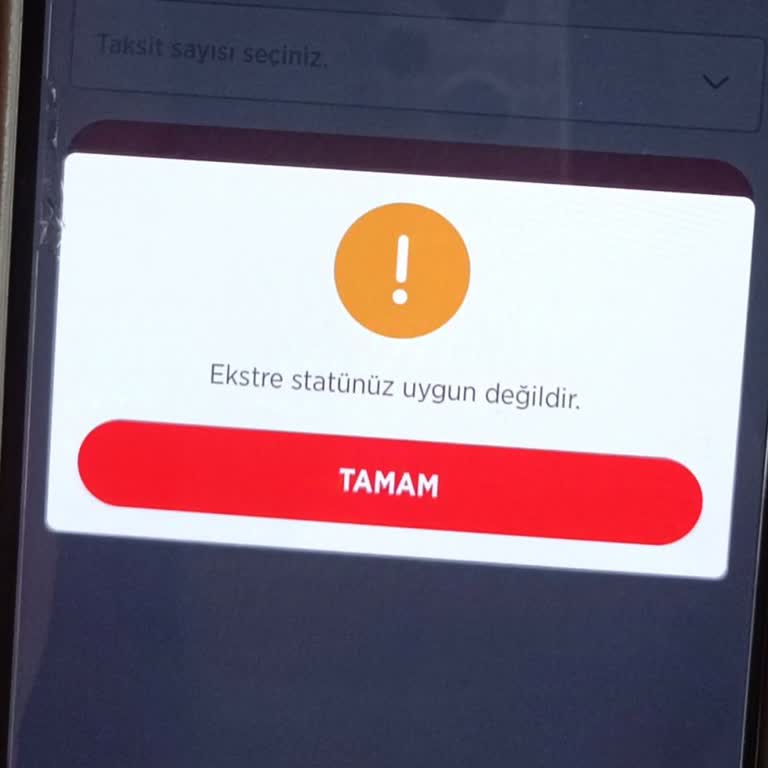 Kredi Kartı Taksitlendirme İşlemi Gerçekleştirilemiyor, Mağduriyet Yaşıyorum