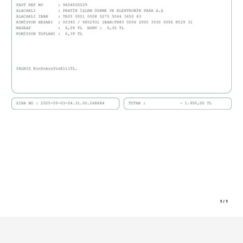 Yatırdığım Paralar Hesabıma Geçmedi, Destek Alamıyorum