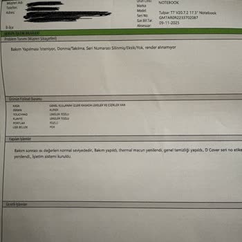 Monster Tulpar Laptop Sürekli Arızalanıyor, Servis Sorunları Çözmüyor