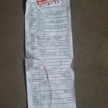 Burger King Siparişim Eksik Ve Özensiz Teslim Edildi Mağdur Edildim