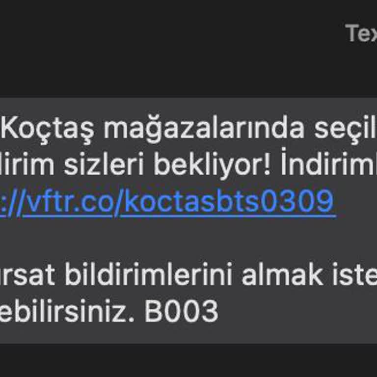 İstenmeyen Kampanya Ve İndirim SMS’lerinin Durdurulamaması