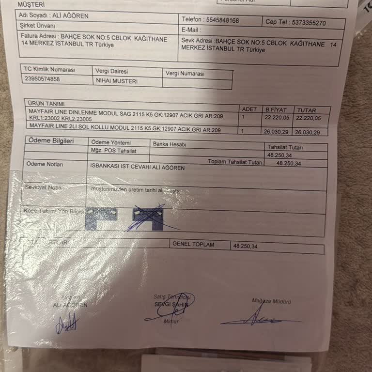 Düğün Öncesi Koltuğum Teslim Edilmedi Mağdur Oldum