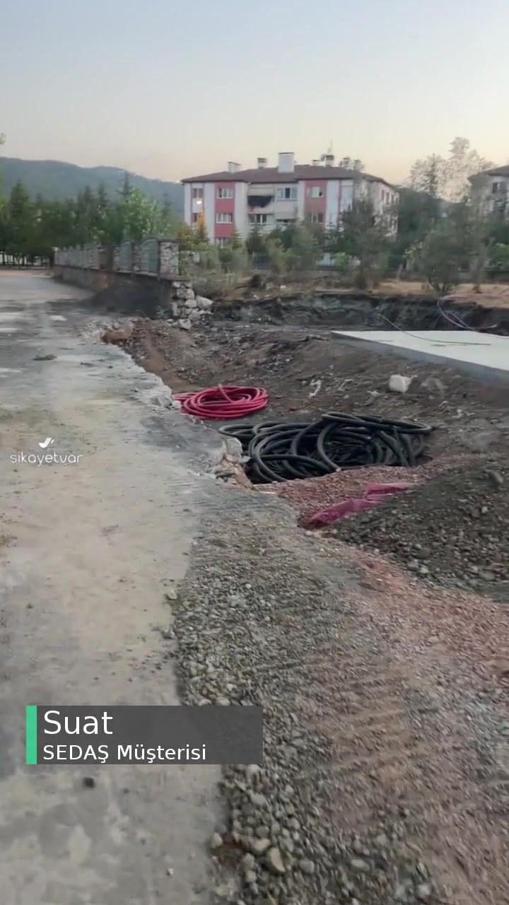 SEDAŞ Elektrik Hatlarının Yeraltına Alınması Çalışmasındaki Uygunsuzluklar videonun kapak resmi