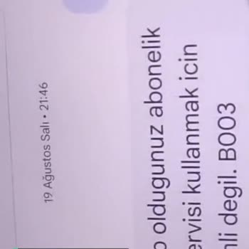 Vodafone Şifre Alamama Sorunu