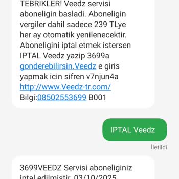 Onayım Olmadan Başlatılan Veedz Aboneliği Ve Haksız Ücretlendirme