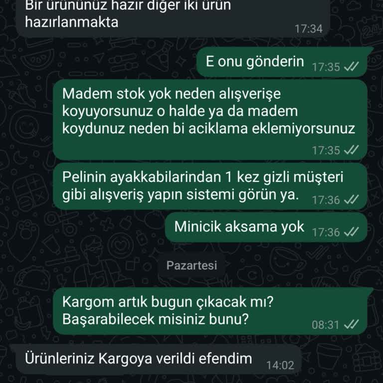 Yanlış Ve Kalitesiz Ürün, İade Talebim Reddedildi Müşteri Hizmetleri İlgisiz Kaldı