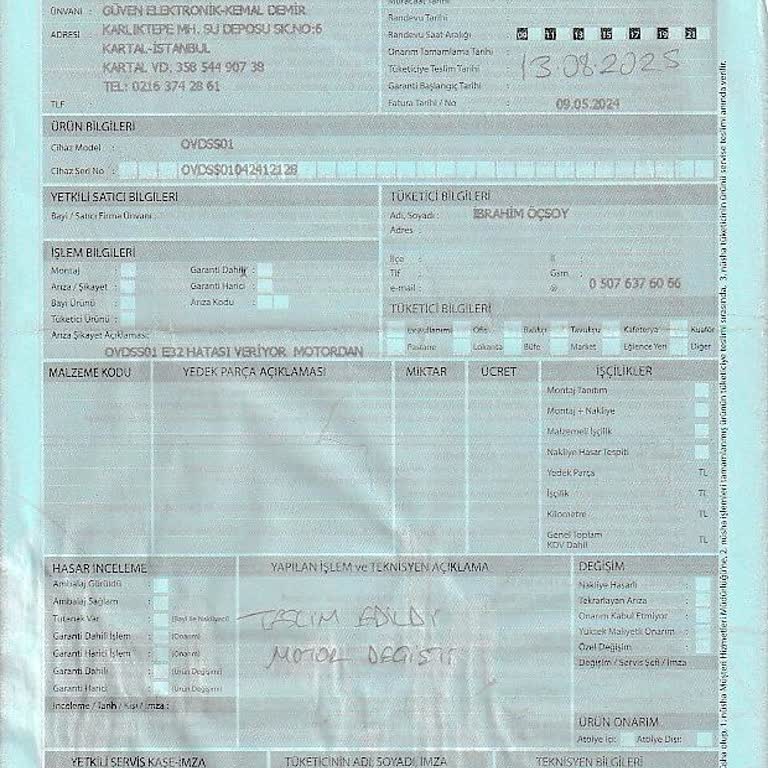 Arızalı Süpürge İçin Değişim Talebim Reddedildi, Sorunum Çözülmedi