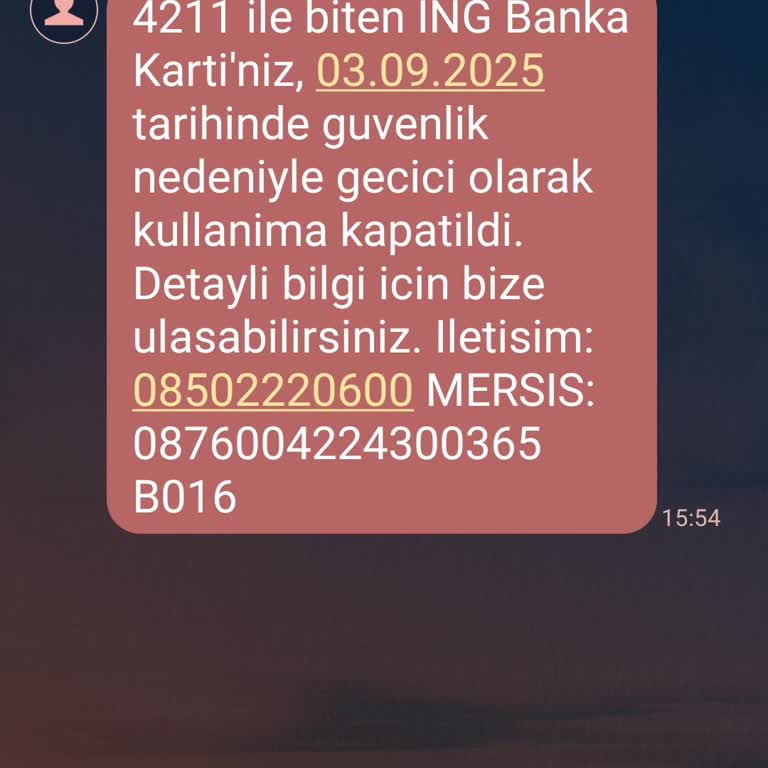 Bloke Edilen Kartım Hakkında Bilgi Ve Hızlı Çözüm Talebi