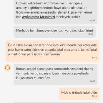 Trendyol'da Ürün Ve Pass Haklarım İptal Edildi, İade Yapılmadı
