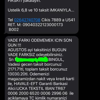 Zamanında Yapılan Ödemenin Sisteme Yansımaması Ve Haksız Faiz Uygulaması